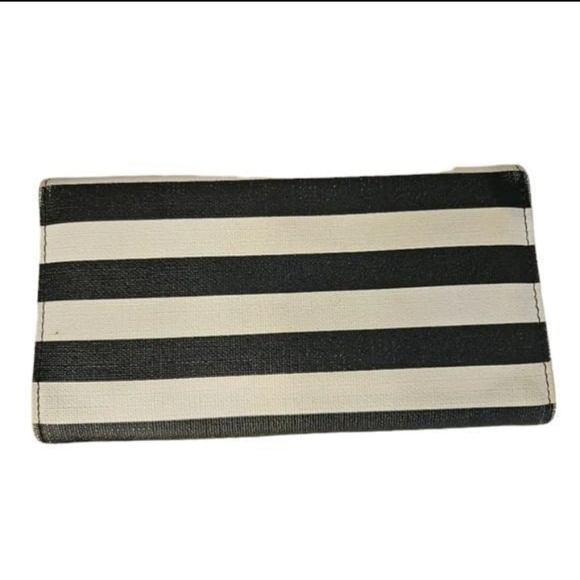 Kut from the cloth black and white striped tri fold wallet - Picture 2 of 3